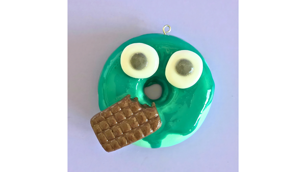 DIY Monster Donut aus lufttrocknendem Ton
