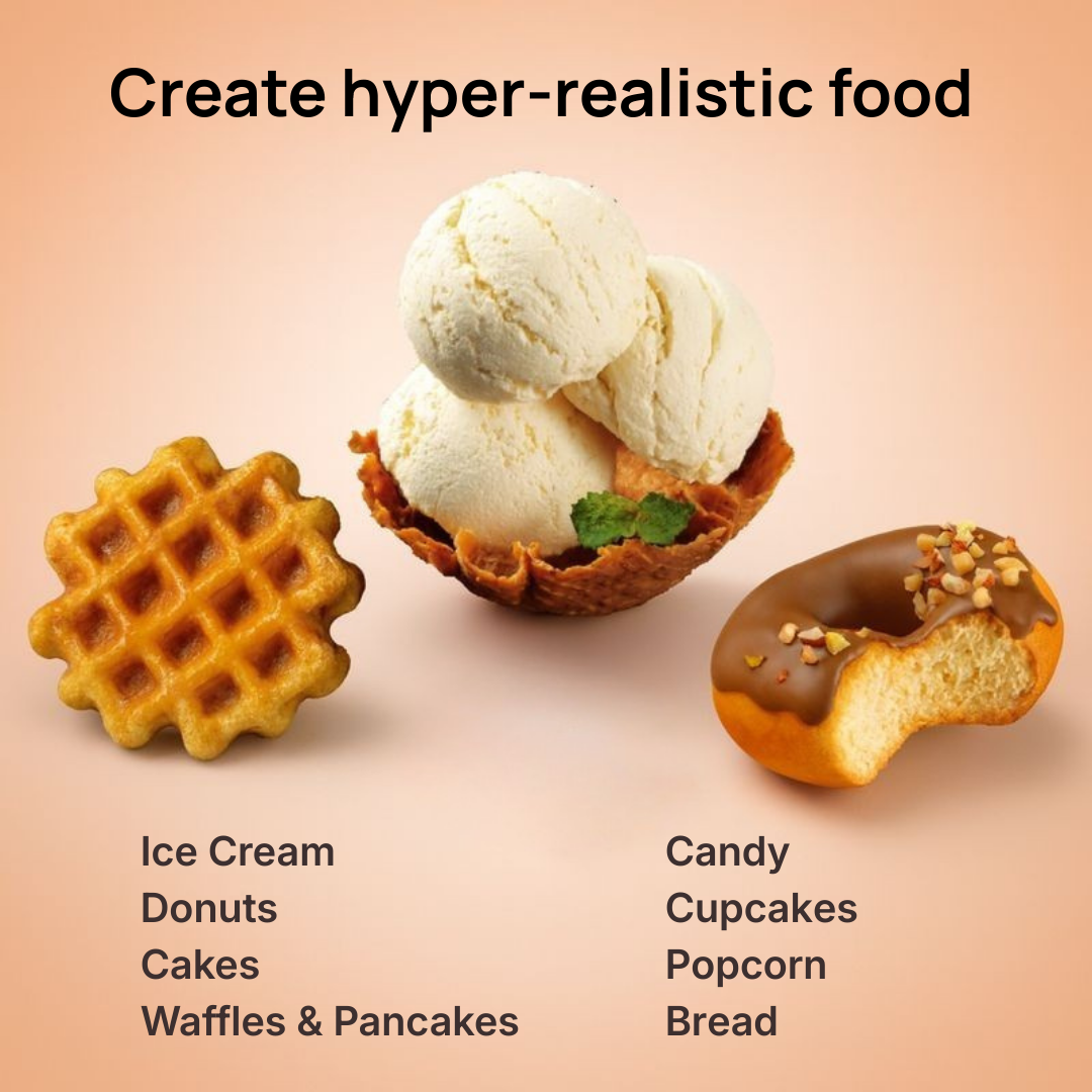 Aura Clay Vanilla resin clay miniature food art