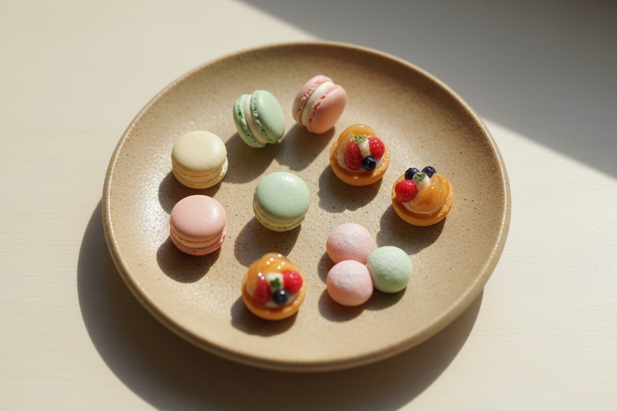 Fertige Miniaturen Flat Lay