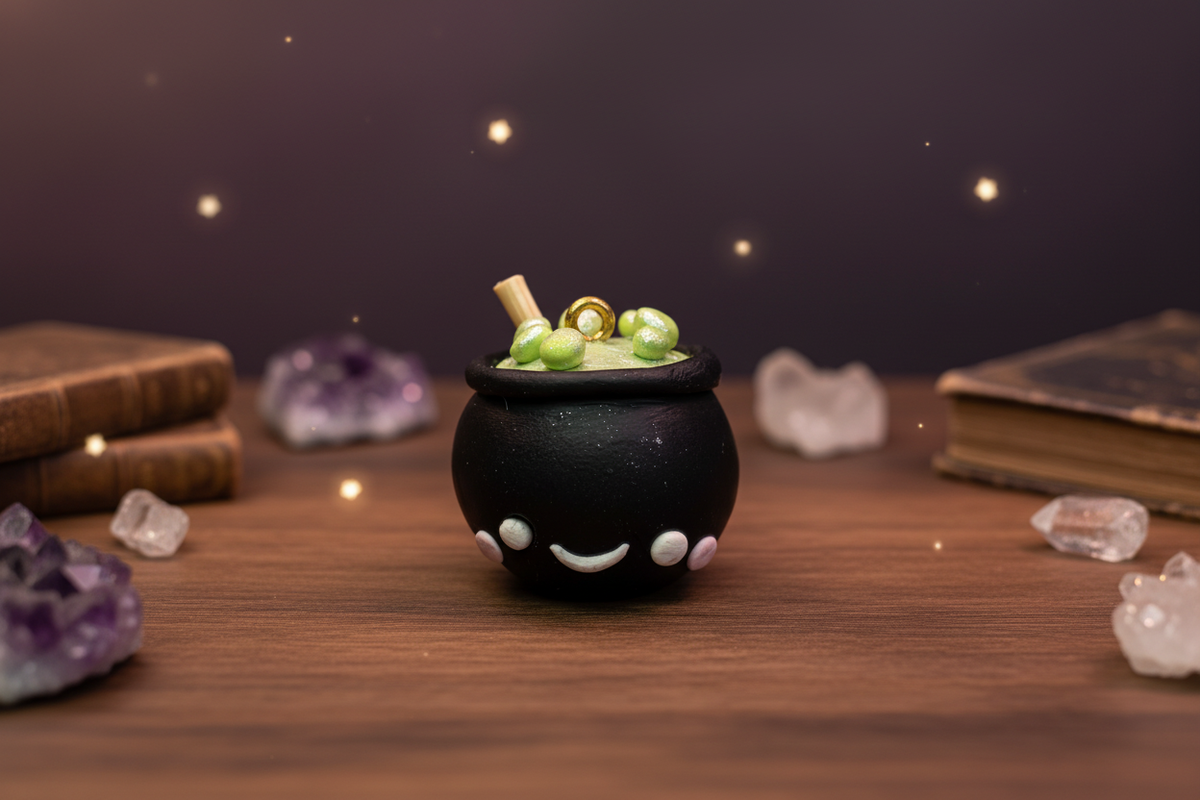 Hexenkessel Bag Charm – Halloween
