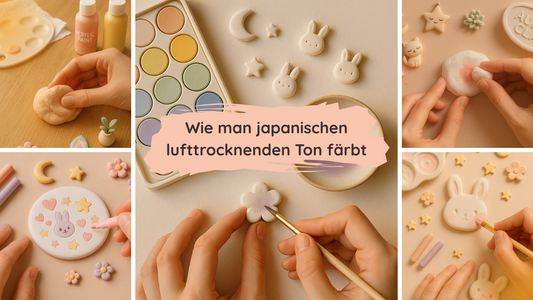 wie man lufttrocknenden Ton färbt