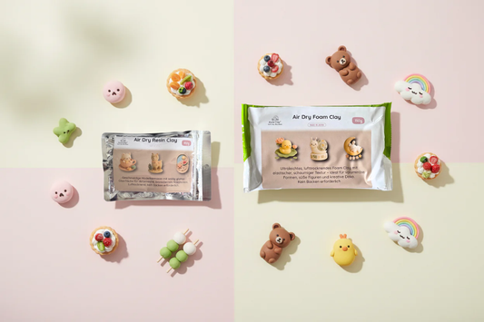 Resin Clay vs. Foam Clay: Was ist der Unterschied?