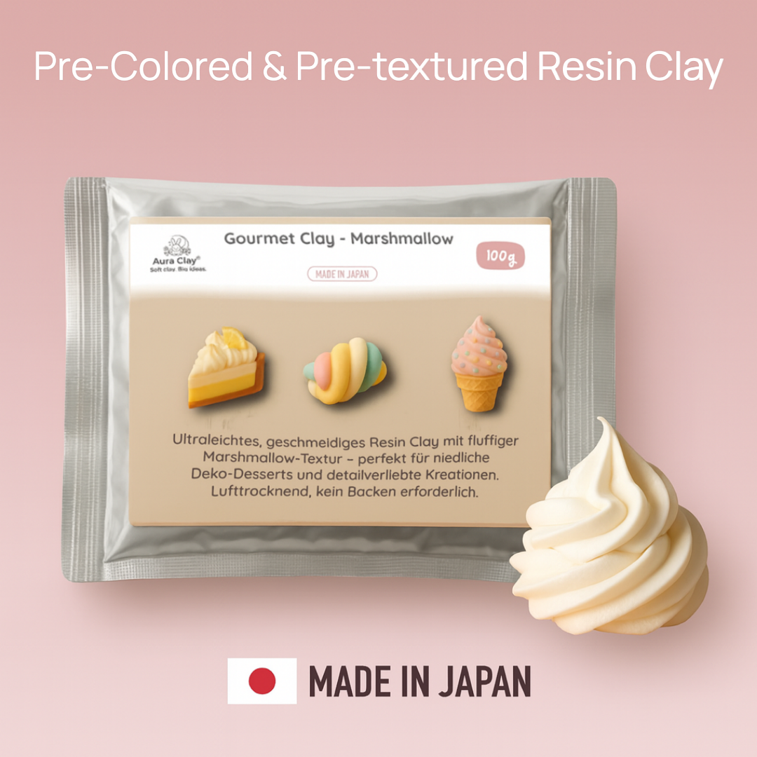 Marshmallow Resin Clay