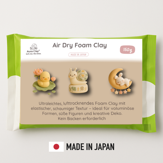 Aura Clay Foam Clay Lufttrocknender Ton aus Japan