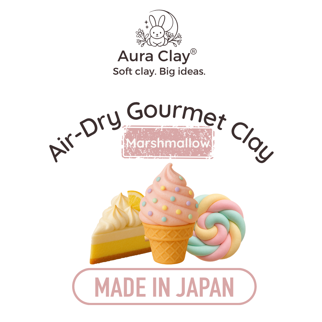 Air-Dry Gourmet Clay Marshmallow
