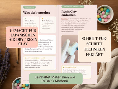 From Clay to Kawaii – Der Einsteiger-Guide für realistische Miniatur-Food-Art mit japanischem Lufttrocken-Ton (eBook)