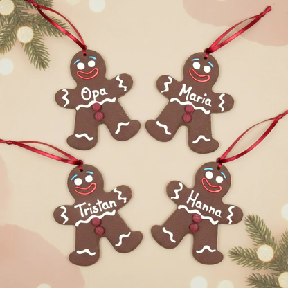 Lebkuchenmann Baumschmuck – personalisiert