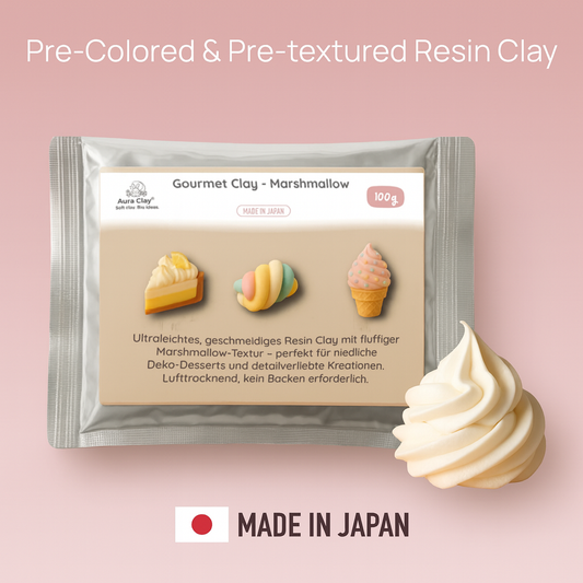 Aura Clay Marshmallow Resin Clay 100g