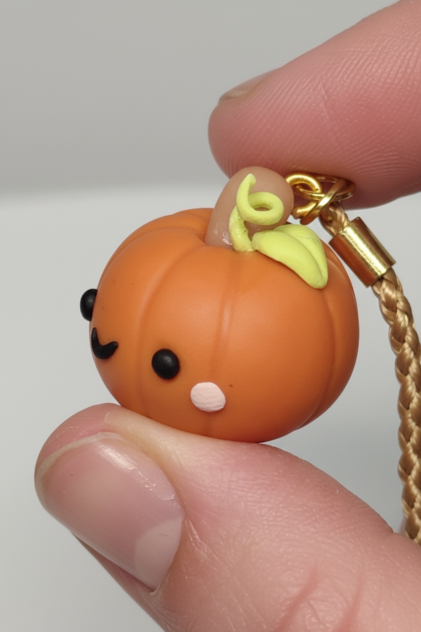 Kürbis Bag Charm – Halloween