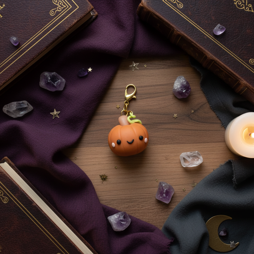 Kürbis Bag Charm – Halloween